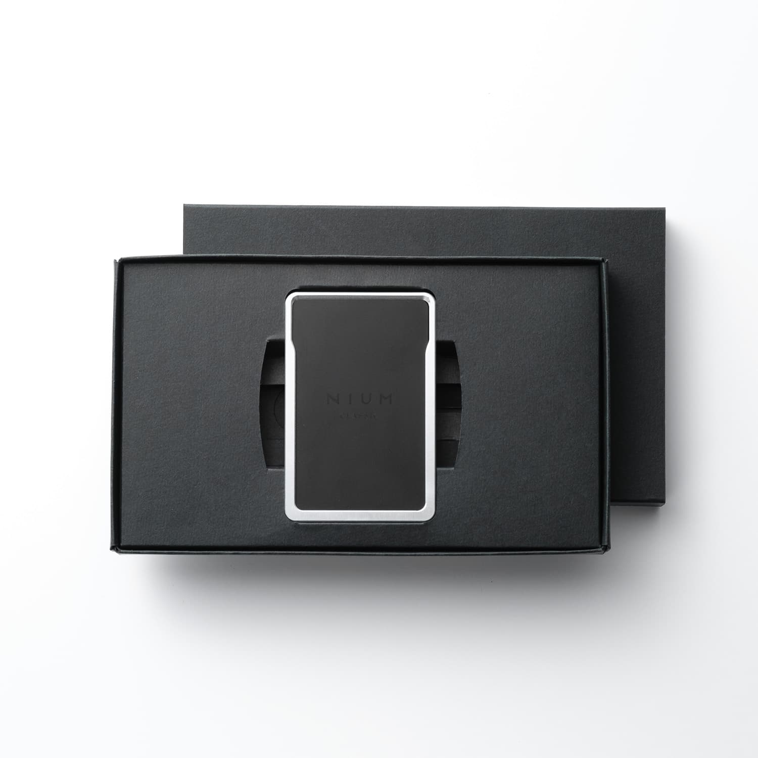 NIUM CLASSIC Men's Card Case Frame Type "Machined Aluminum" Made in Japan Thin Cashless Wallet