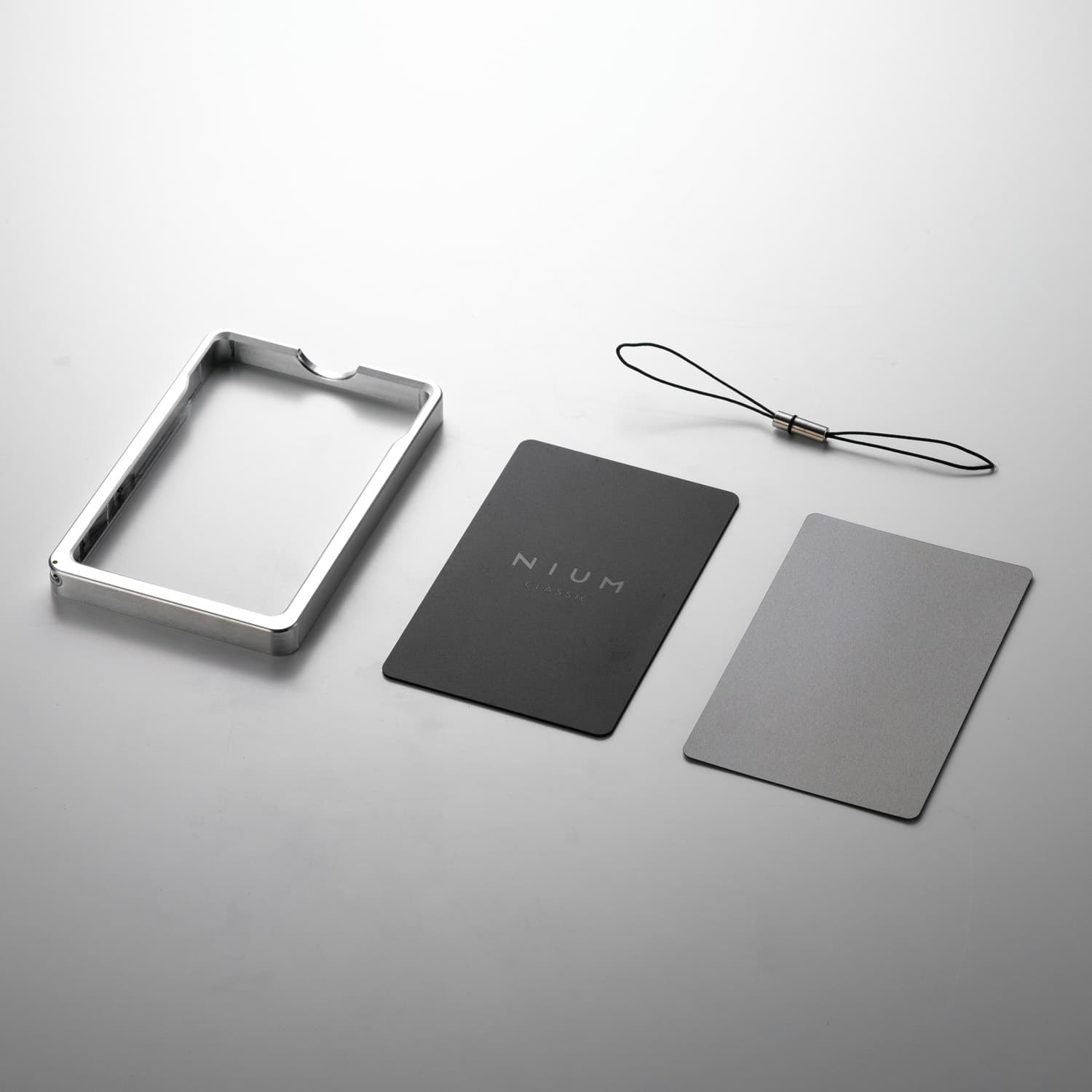 NIUM CLASSIC Men's Card Case Frame Type "Machined Aluminum" Made in Japan Thin Cashless Wallet