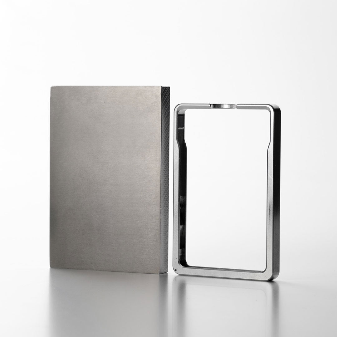 NIUM CLASSIC Men's Card Case Frame Type "Machined Aluminum" Made in Japan Thin Cashless Wallet